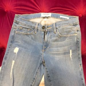 Frame denim skinny jeans